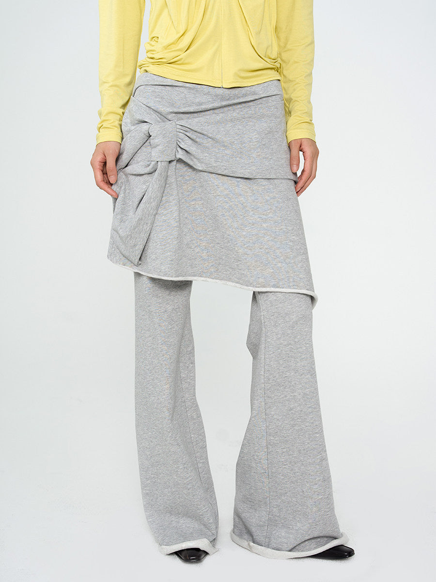 Low Waist Sweatpants Skirt