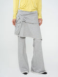 Low Waist Sweatpants Skirt