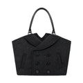 woolen coat jacket design tote bag