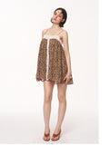 Leopard Chiffon Dress