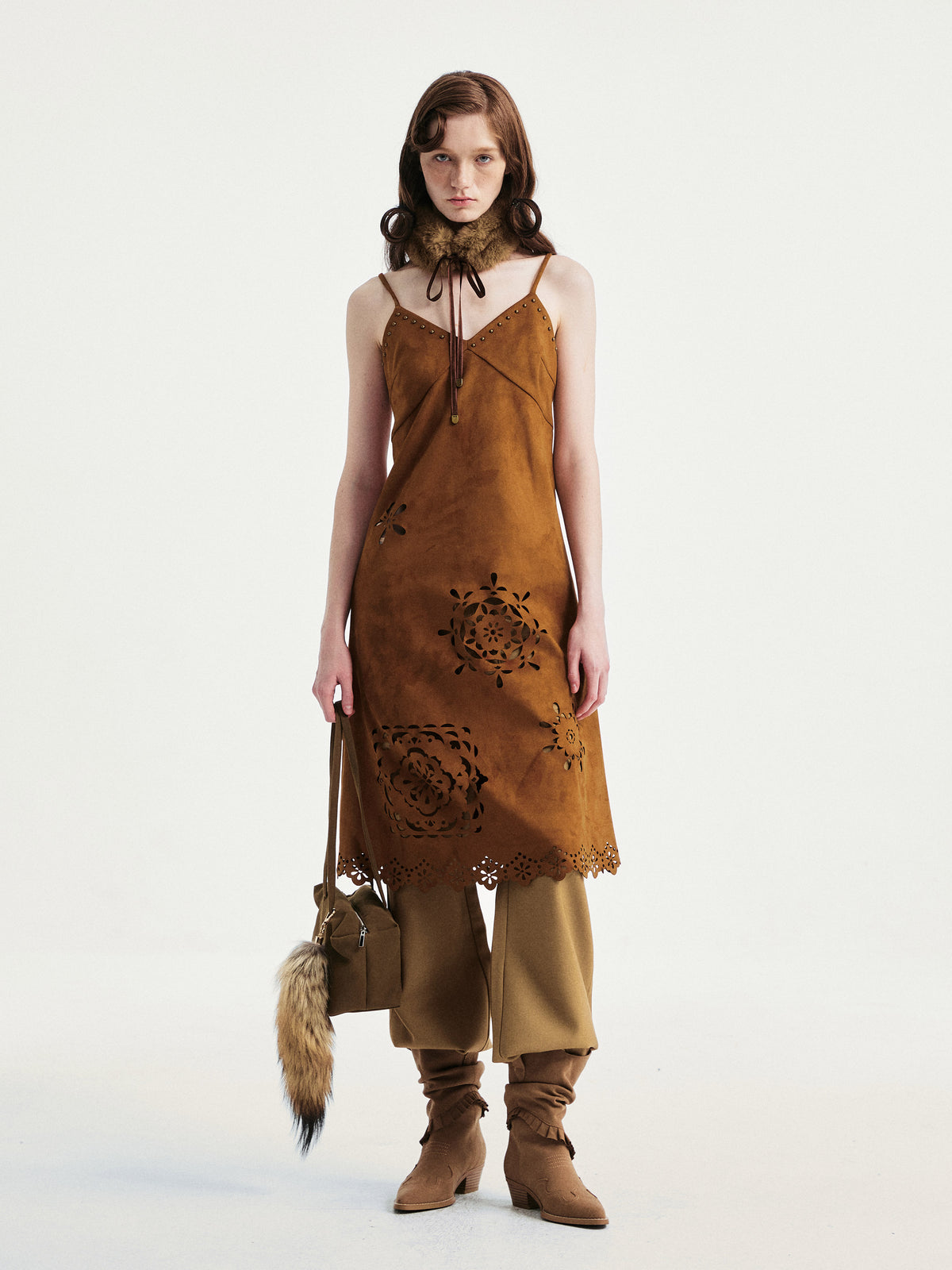 Suede style Dress