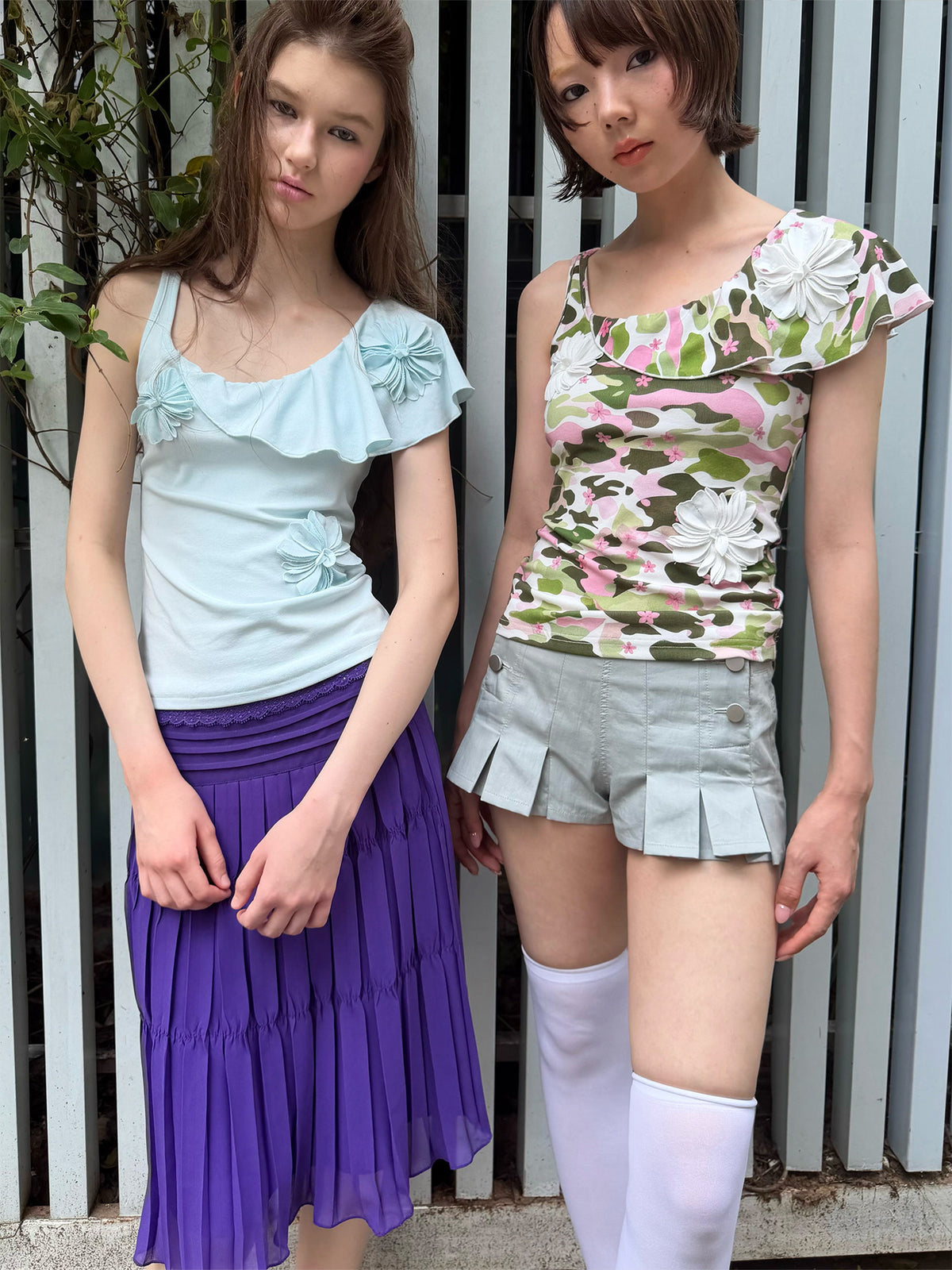 Accordion Midi Skirt