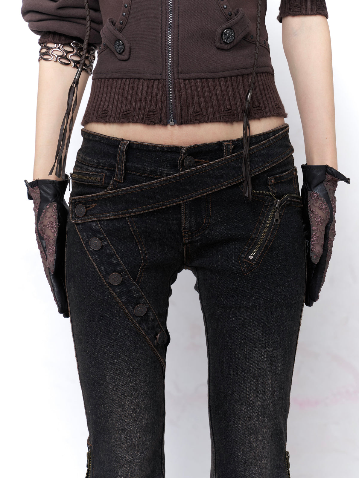 Crossover Bootcut Jeans