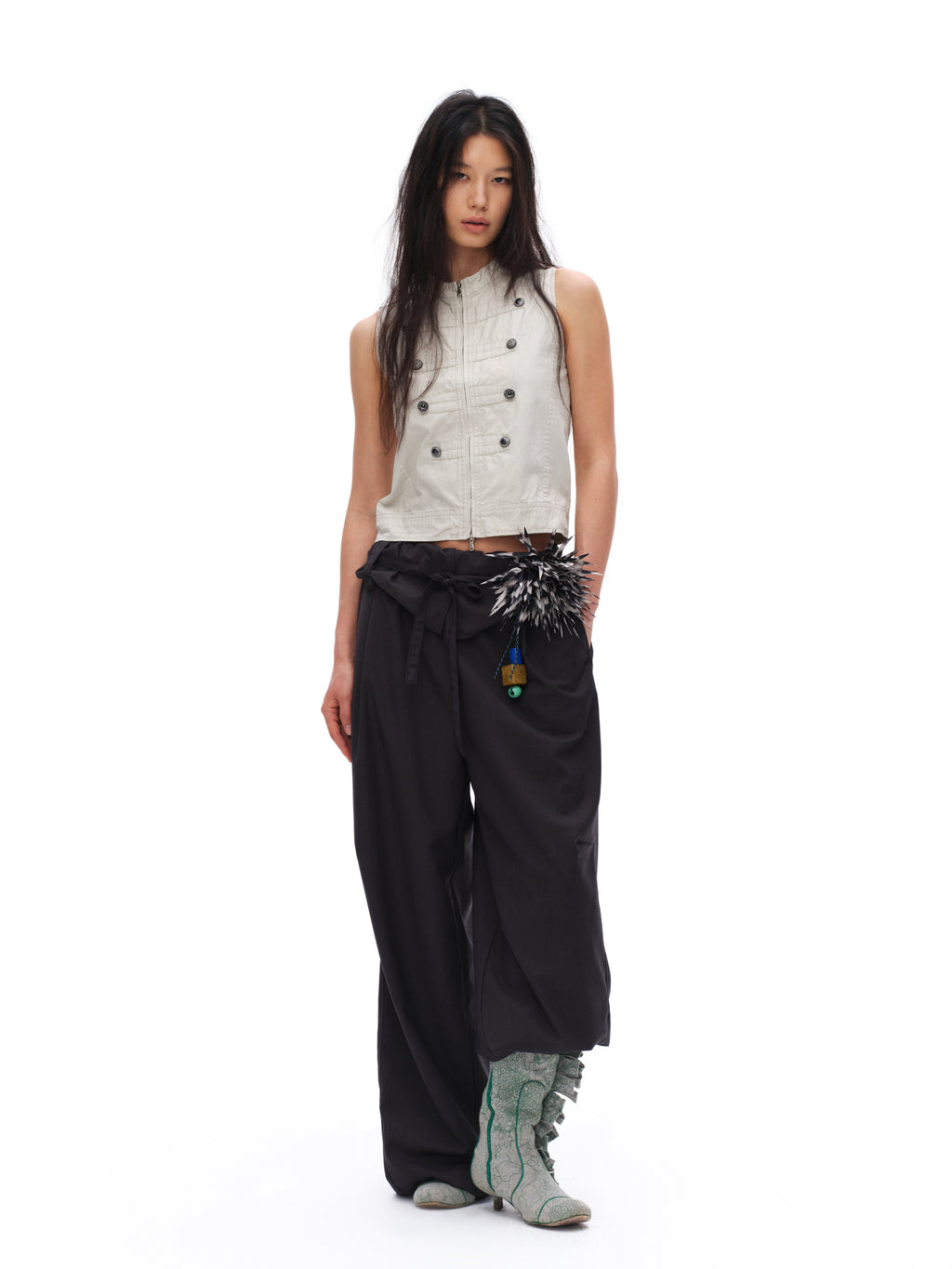 Napoleon style sleeveless jacket