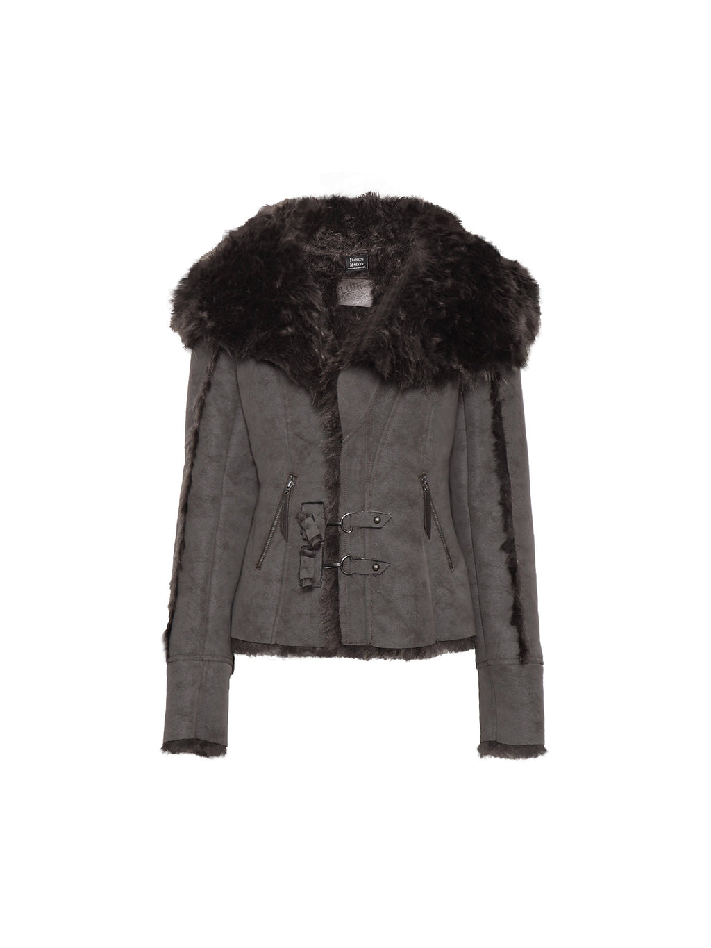 Faux Fur Collar Jacket