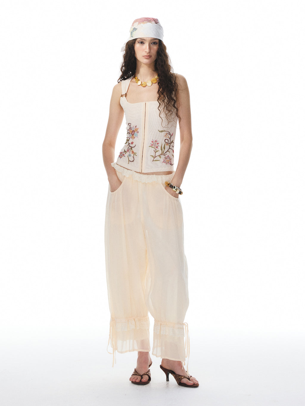 Lantern Lace Pants