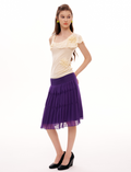 Accordion Midi Skirt