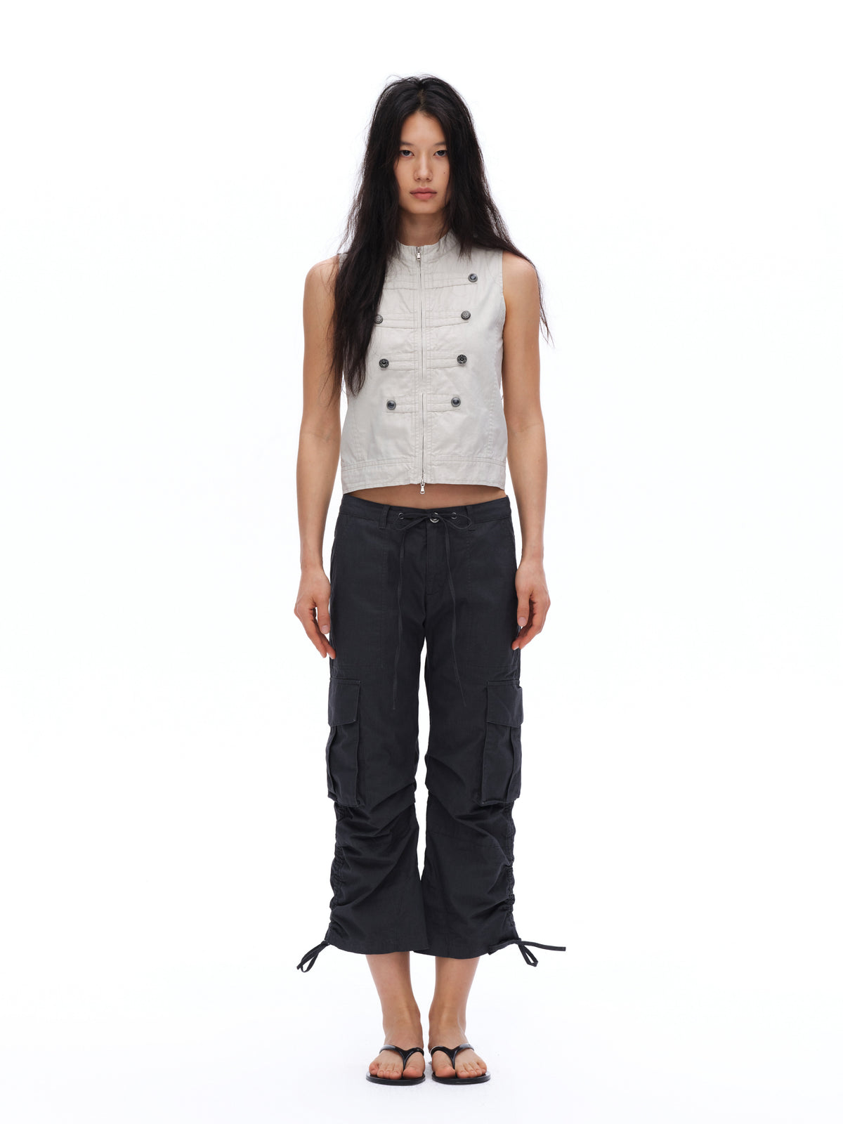 Napoleon style sleeveless jacket