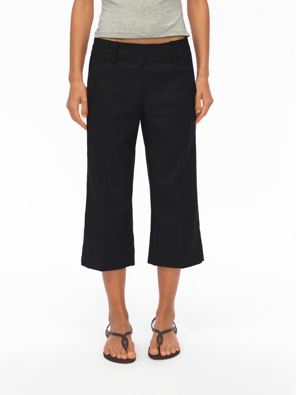 Classic Low-rise Bootcut Trousers