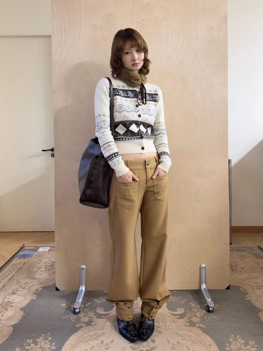 2way flared pants