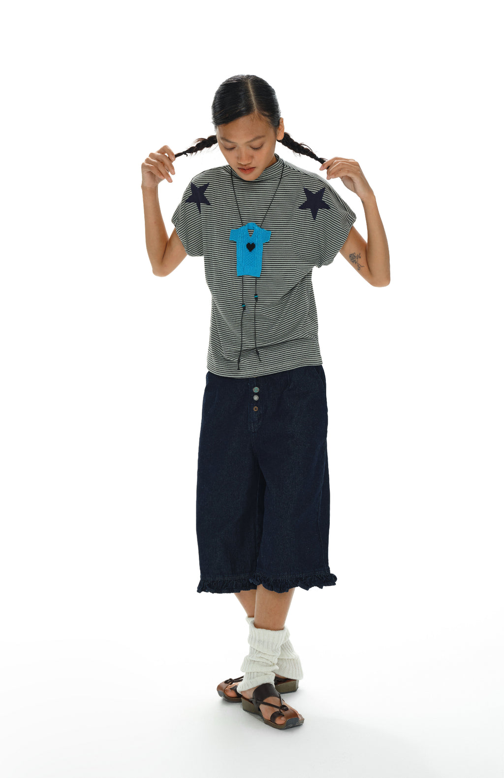 Star stripeed T-shirt