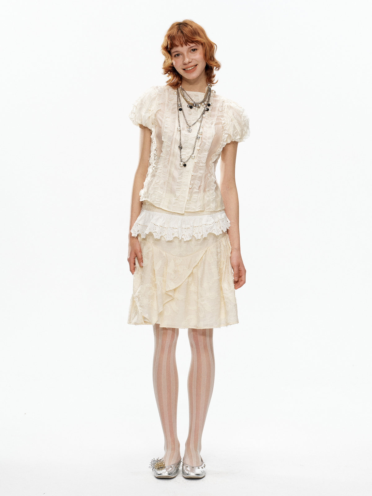 Puff sleeve top