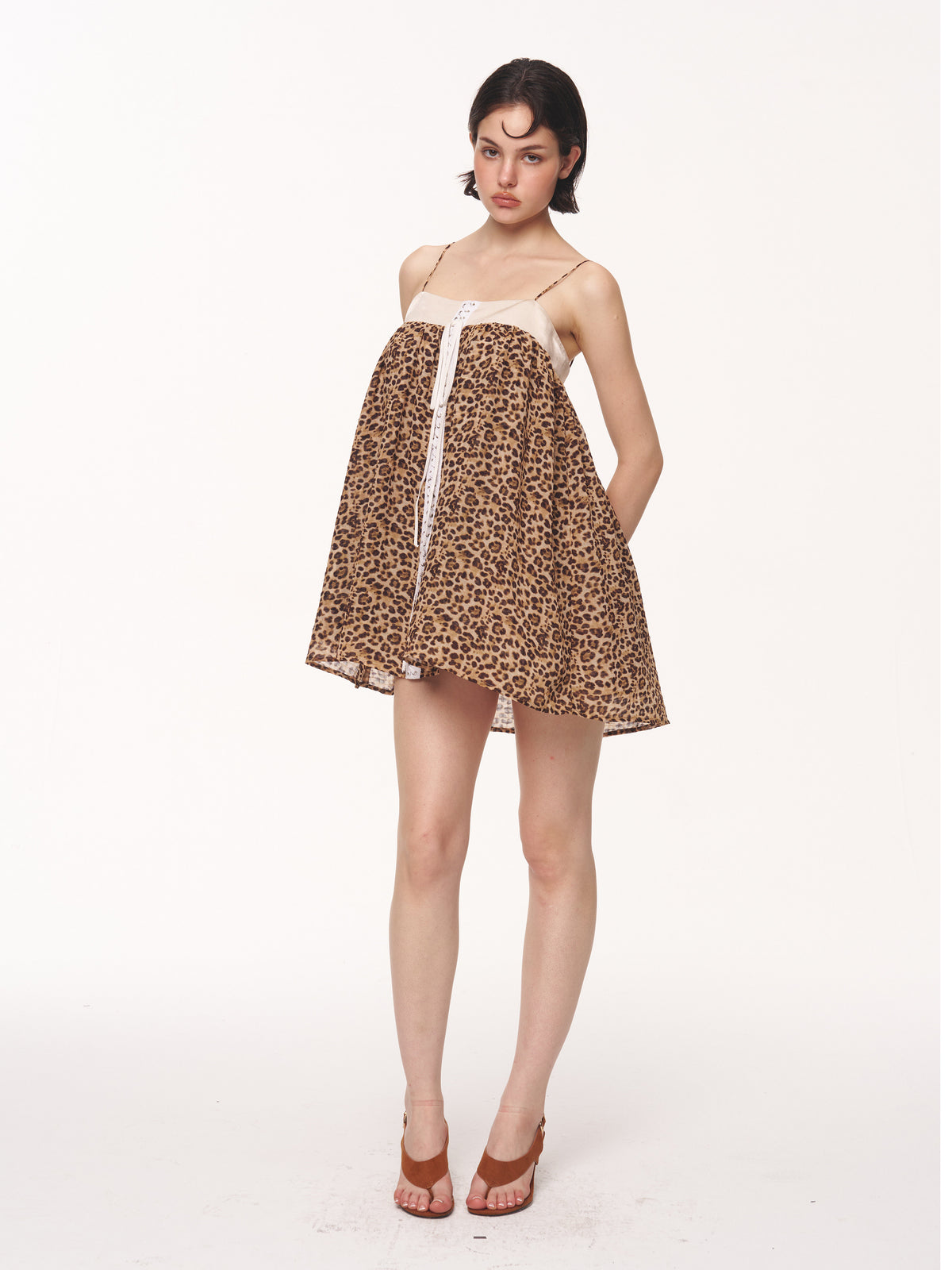 Leopard Chiffon Dress