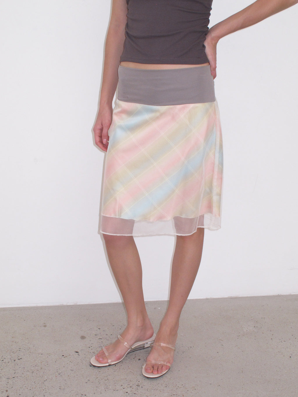 Sheer Mist Colored Skirt
