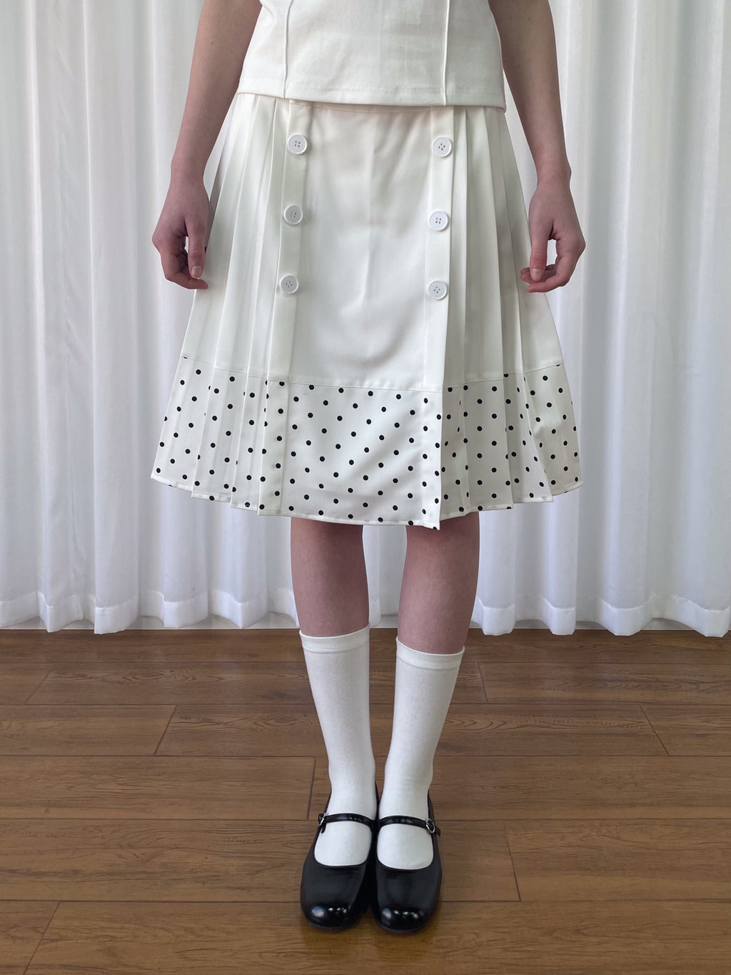 Polka dot medium skirt