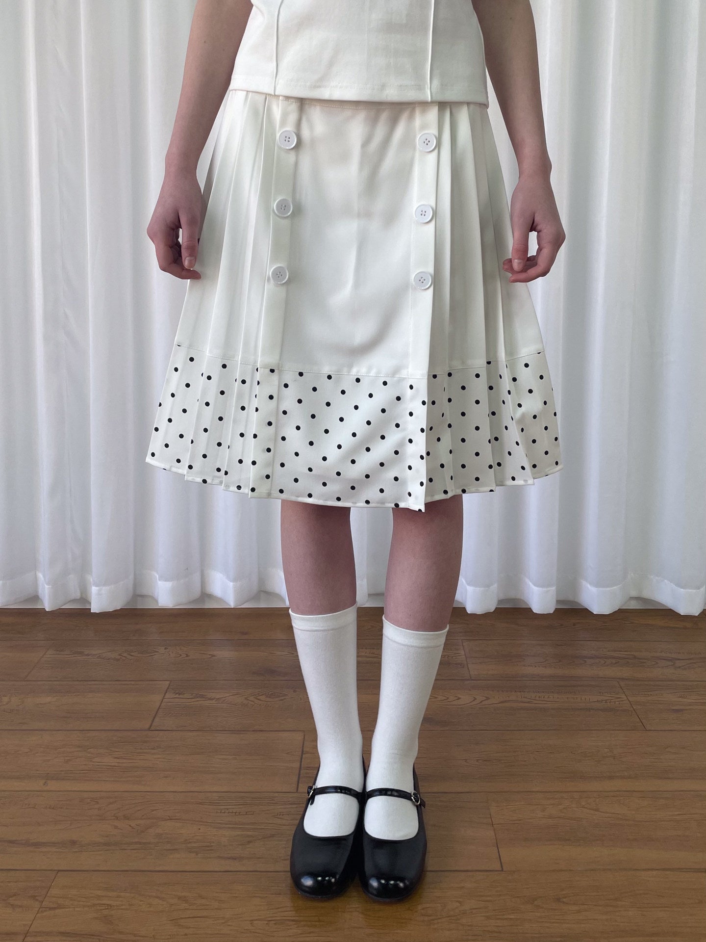Polka dot medium skirt