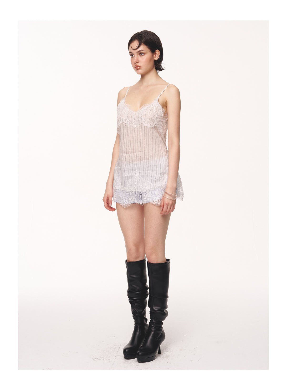 Striped Lace Camisole