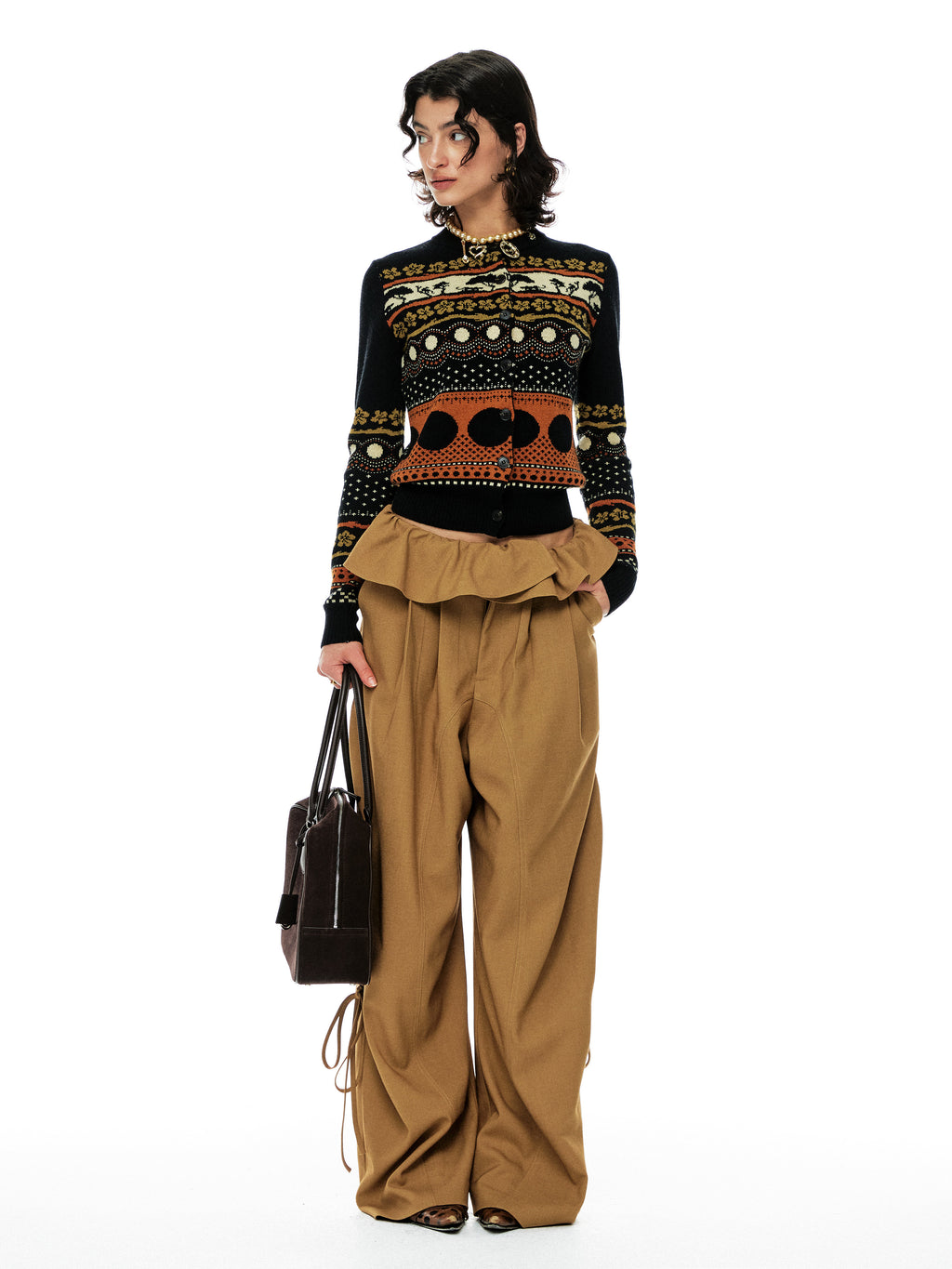 Lace Loose Wide Trousers