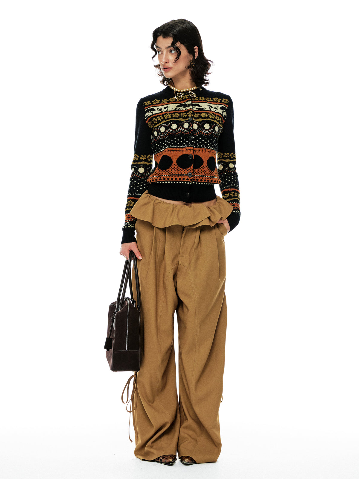 Lace Loose Wide Trousers