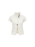 Short sleeve knit vest