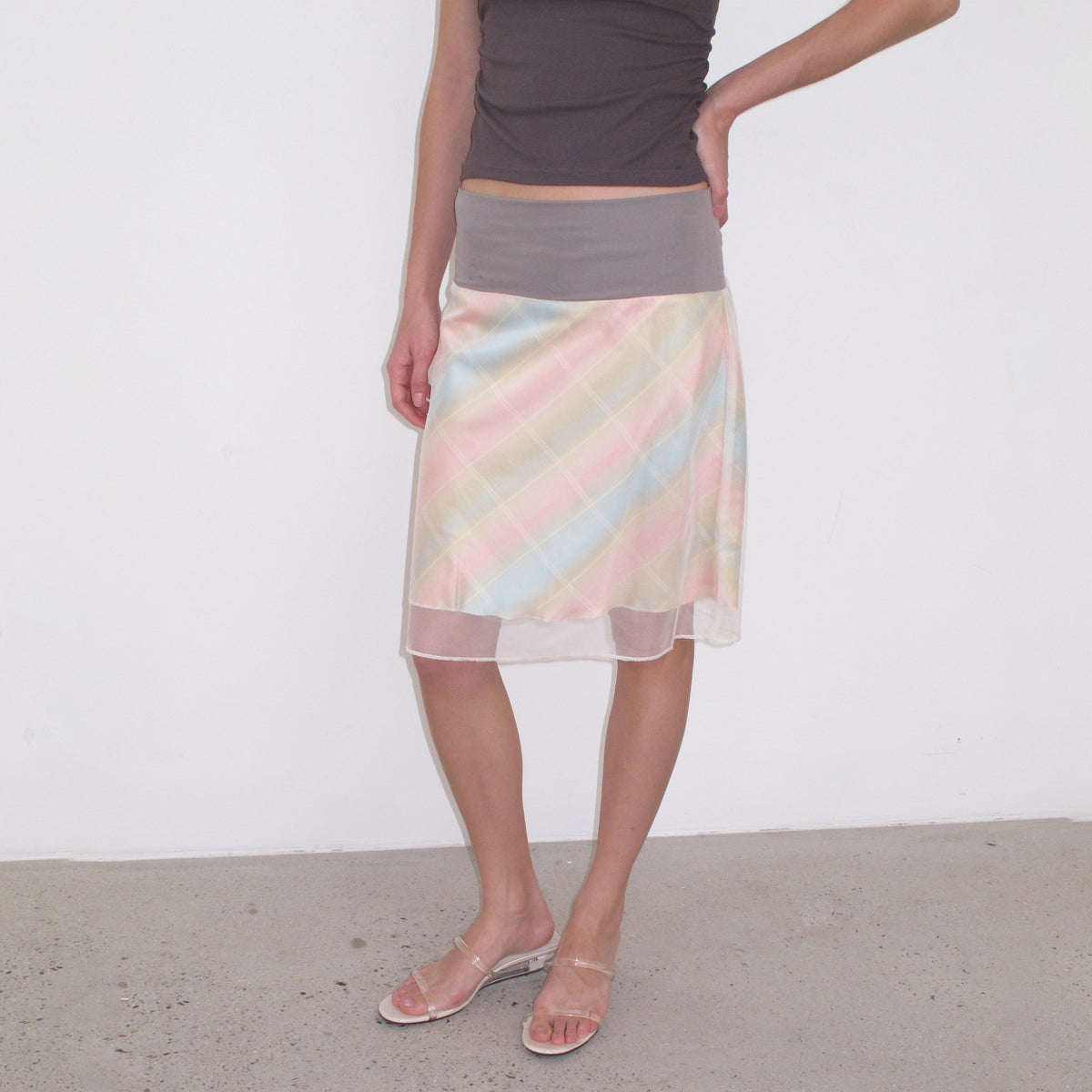 Sheer Mist Colored Skirt