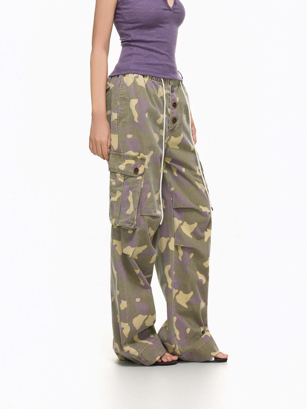 Camo cargo pants