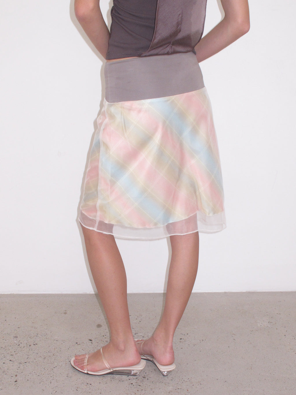 Sheer Mist Colored Skirt