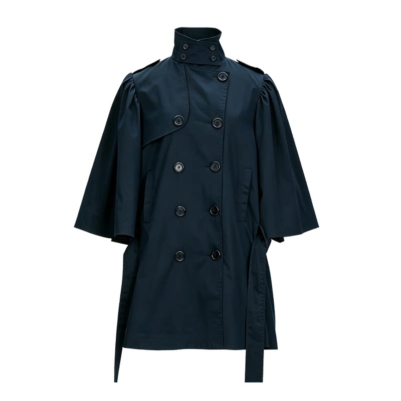 Cape sleeve trench coat