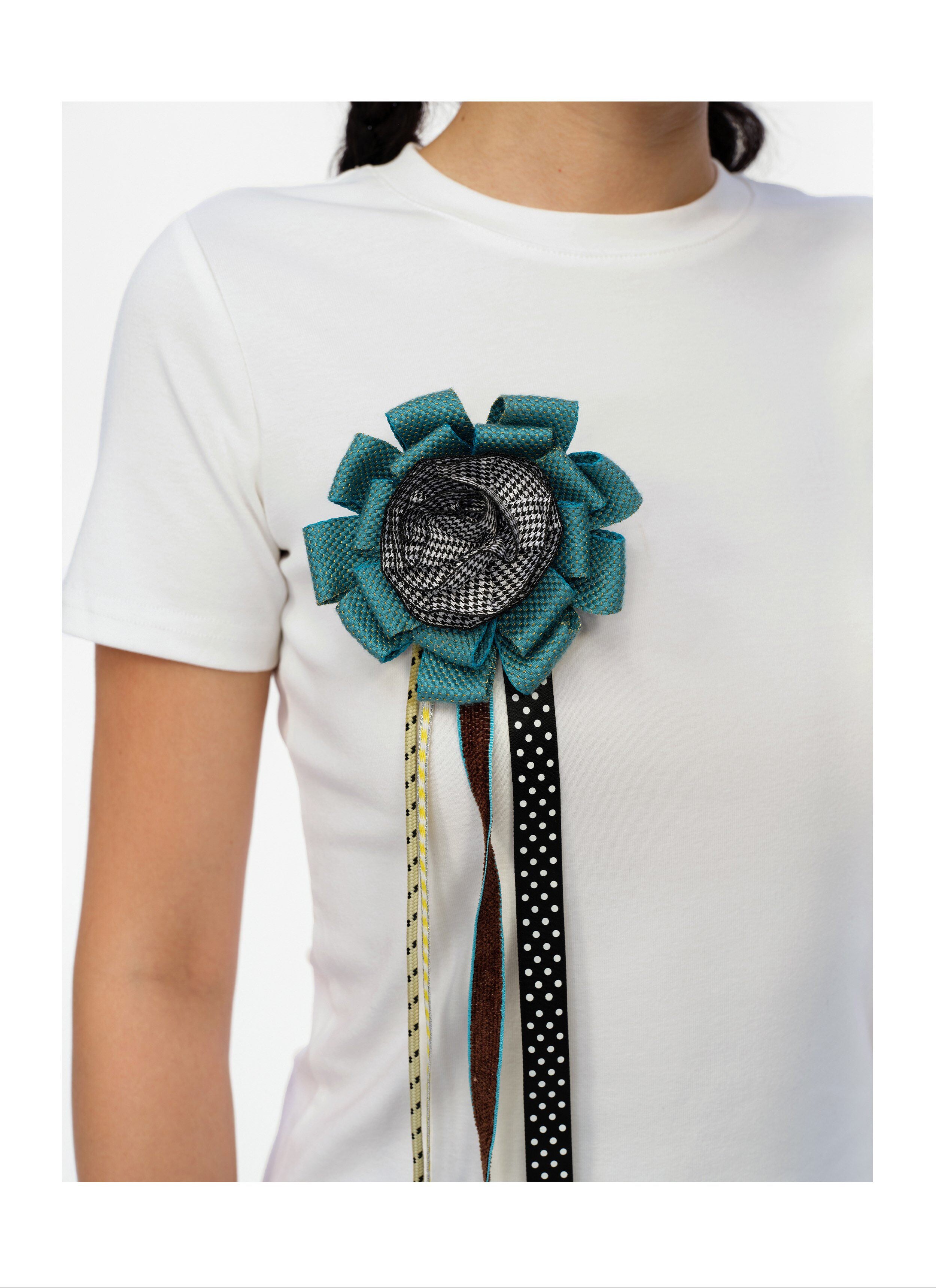 Handmade Series Multi-material brooch