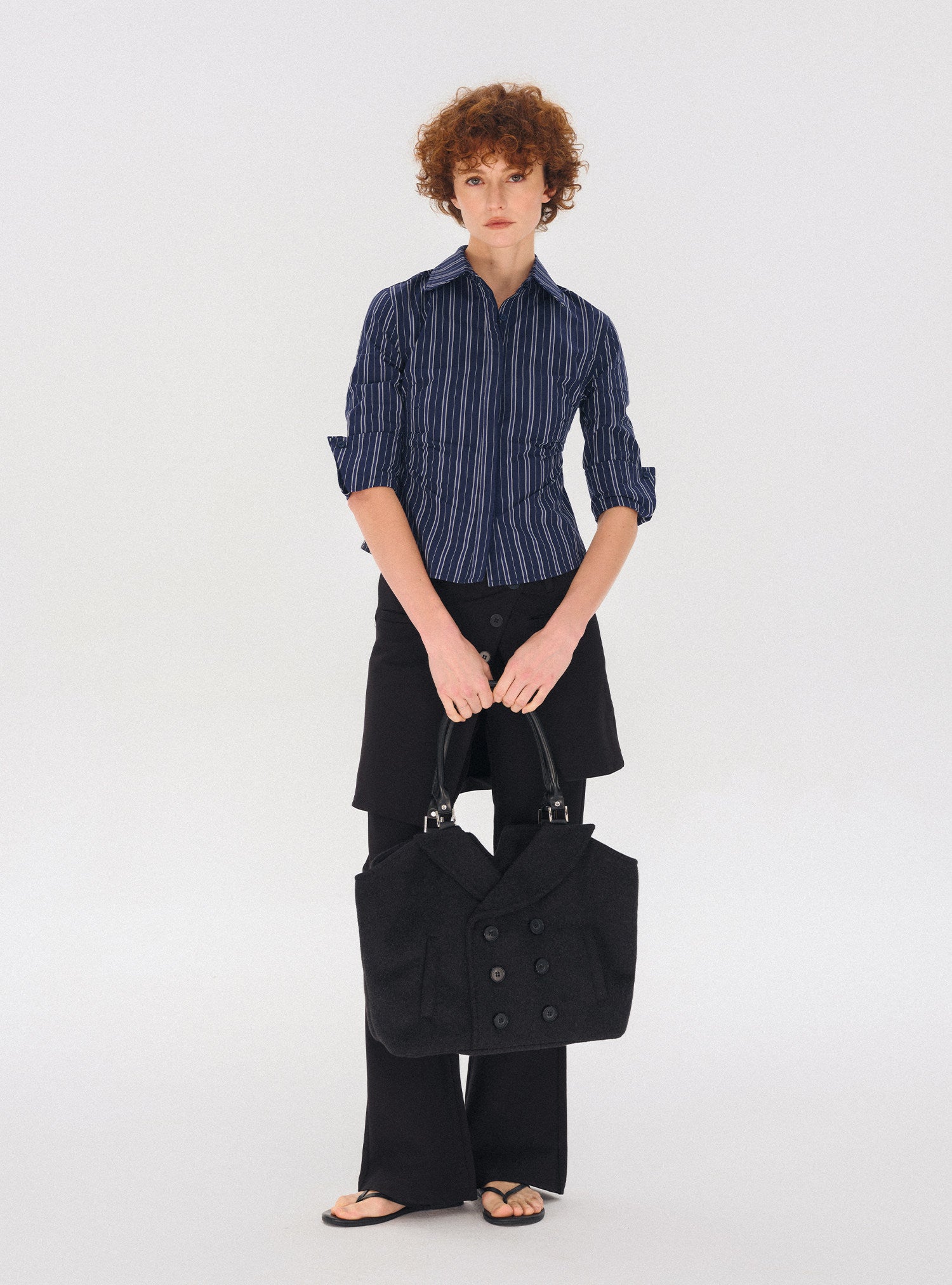 woolen coat jacket design tote bag