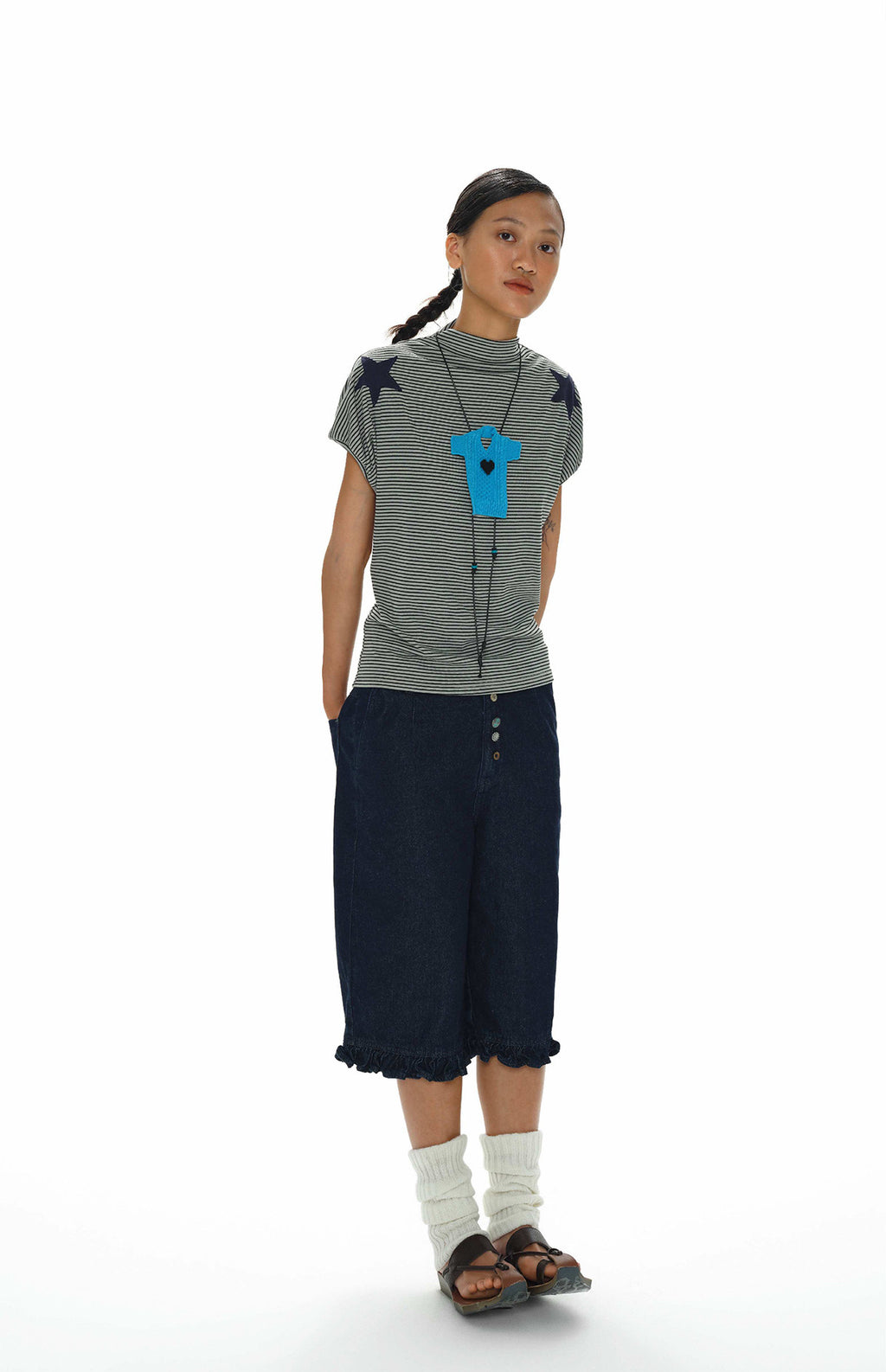 Star stripeed T-shirt