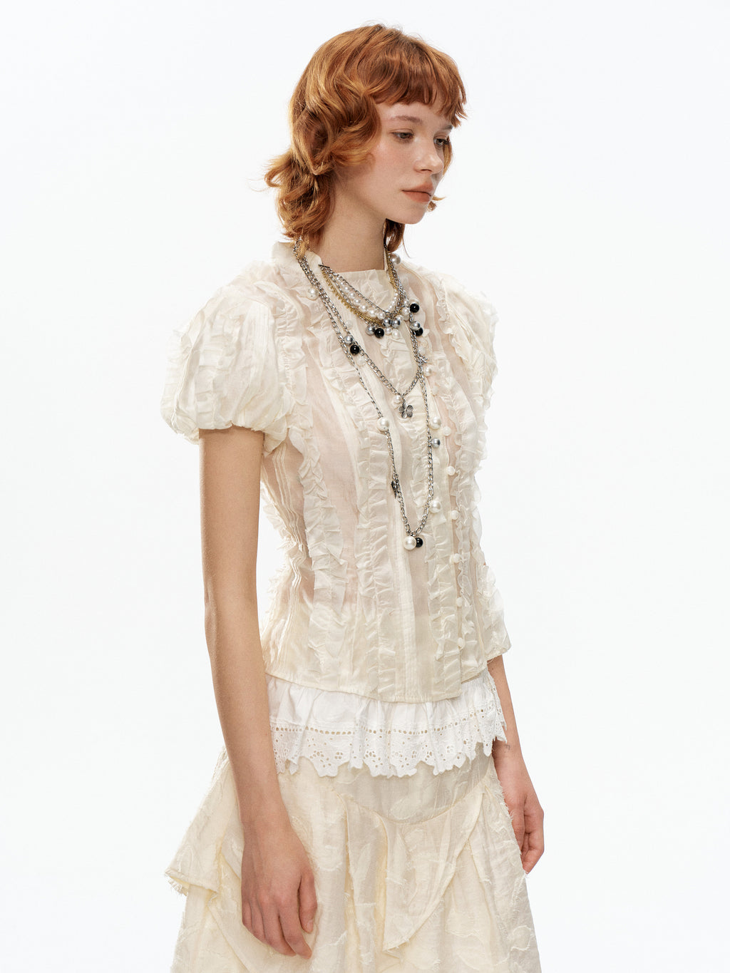 Puff sleeve top