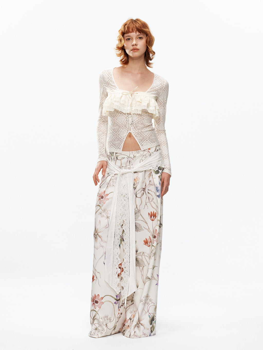 Floral trousers