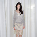 Lace Layered Long Sleeve Blouse