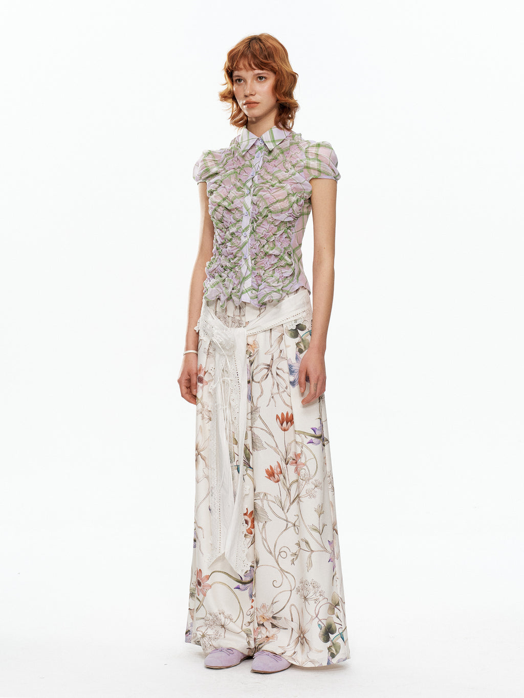 Floral trousers