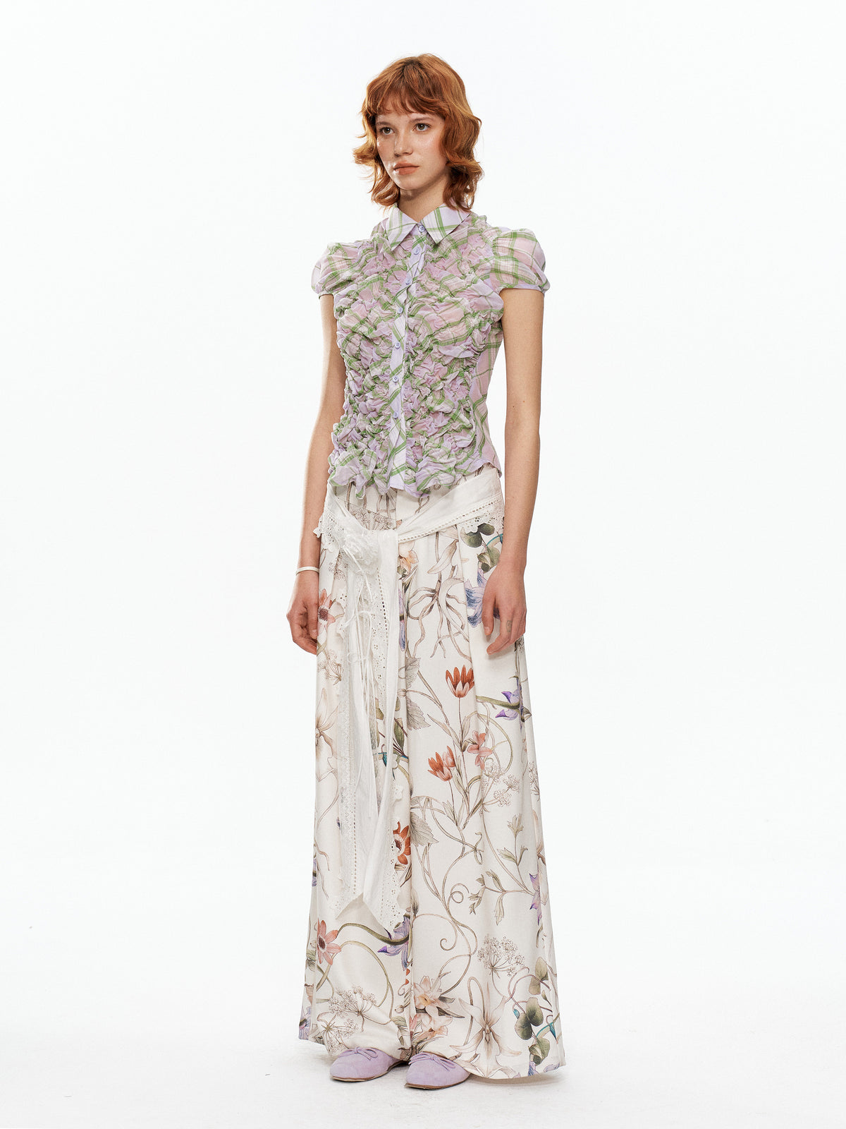 Floral trousers