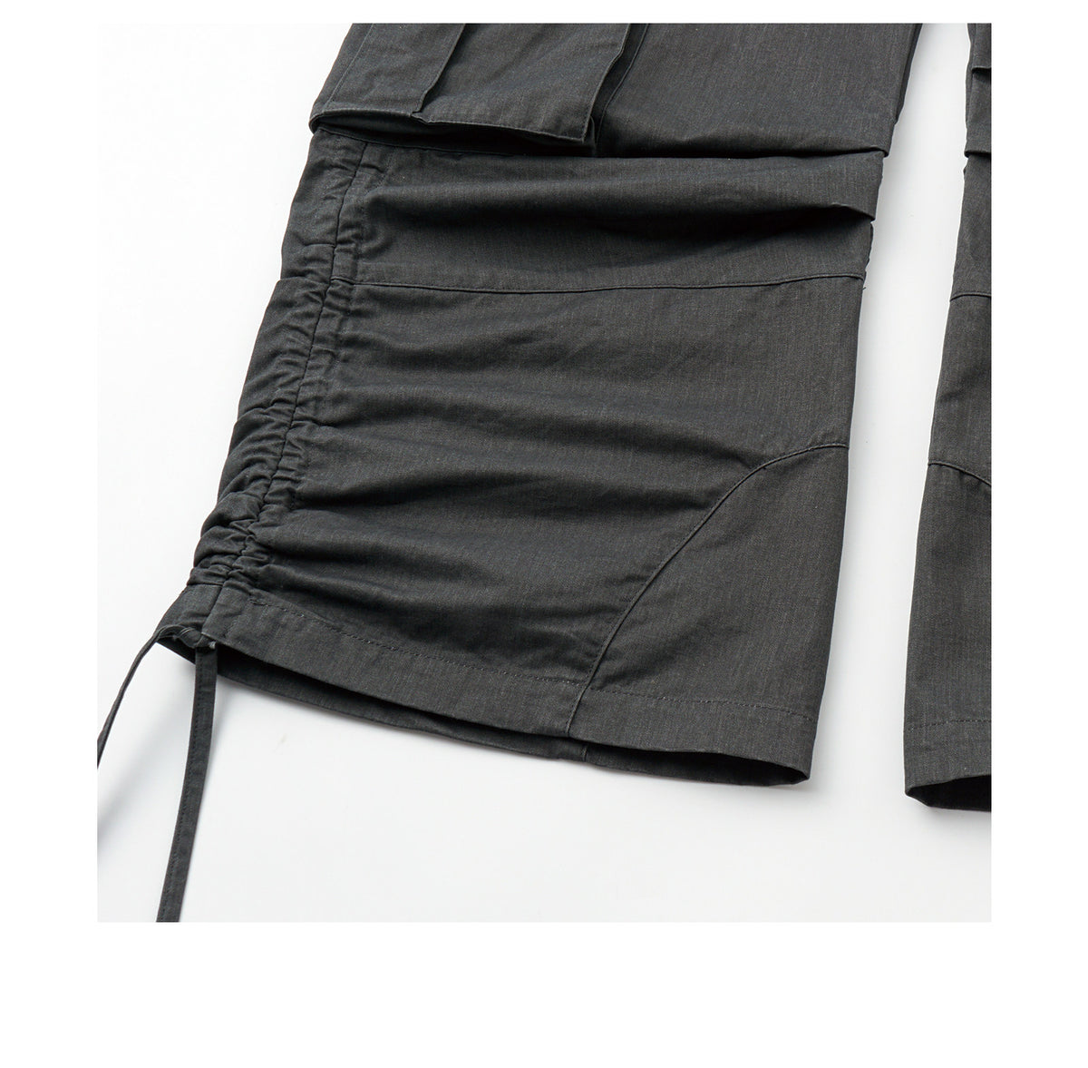 Low-Waist Pleated Pants