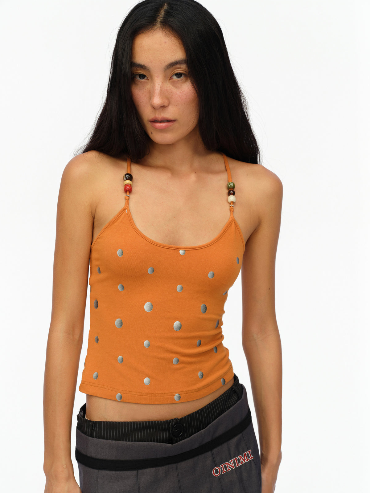 Silver Gradient Polka Dot Camisole