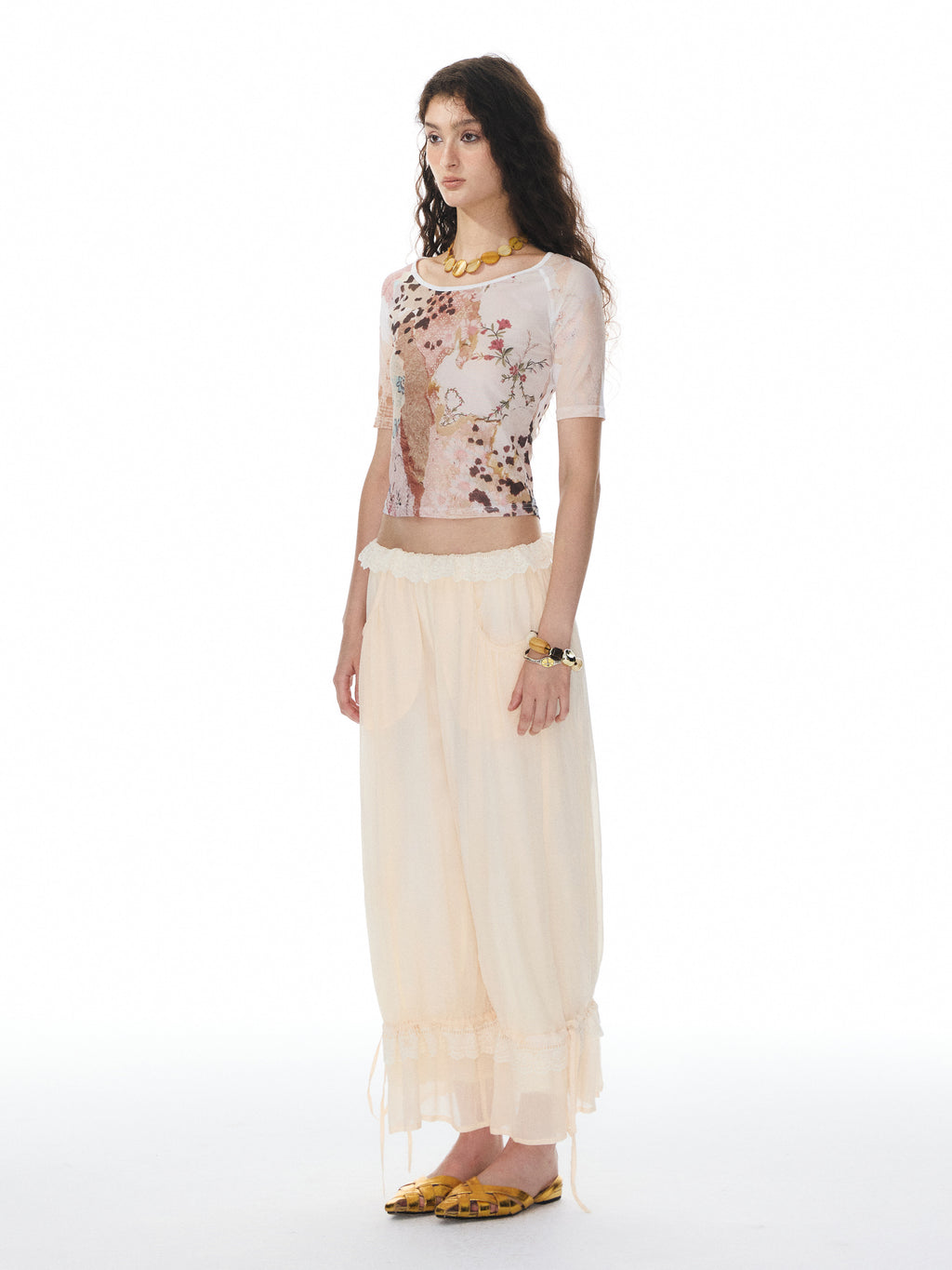 Lantern Lace Pants