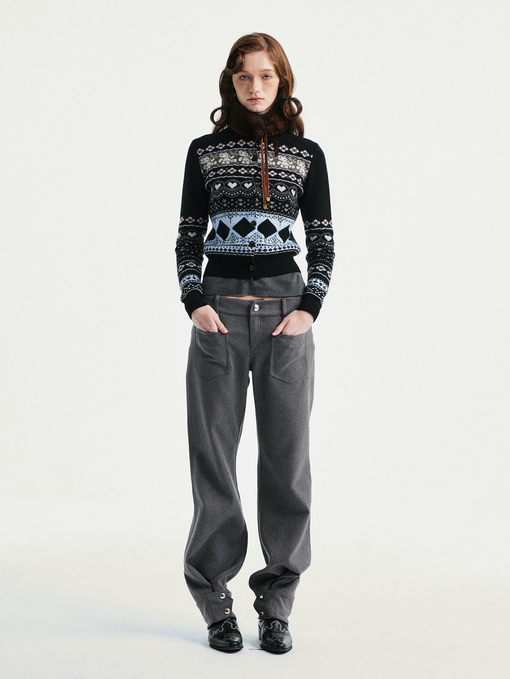 2way flared pants