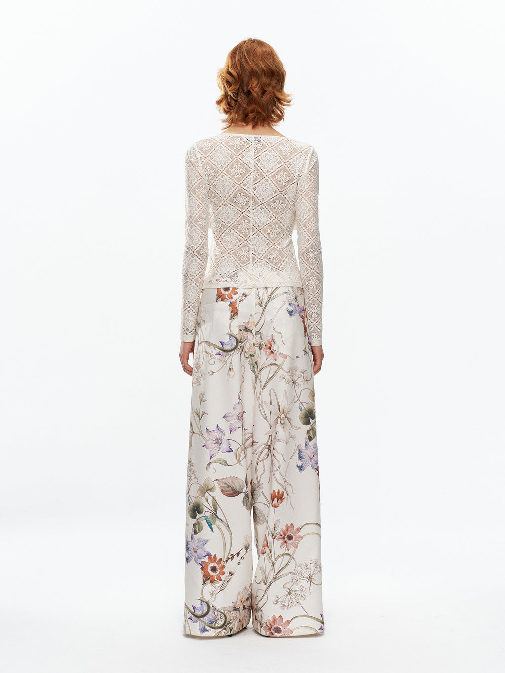 Floral trousers