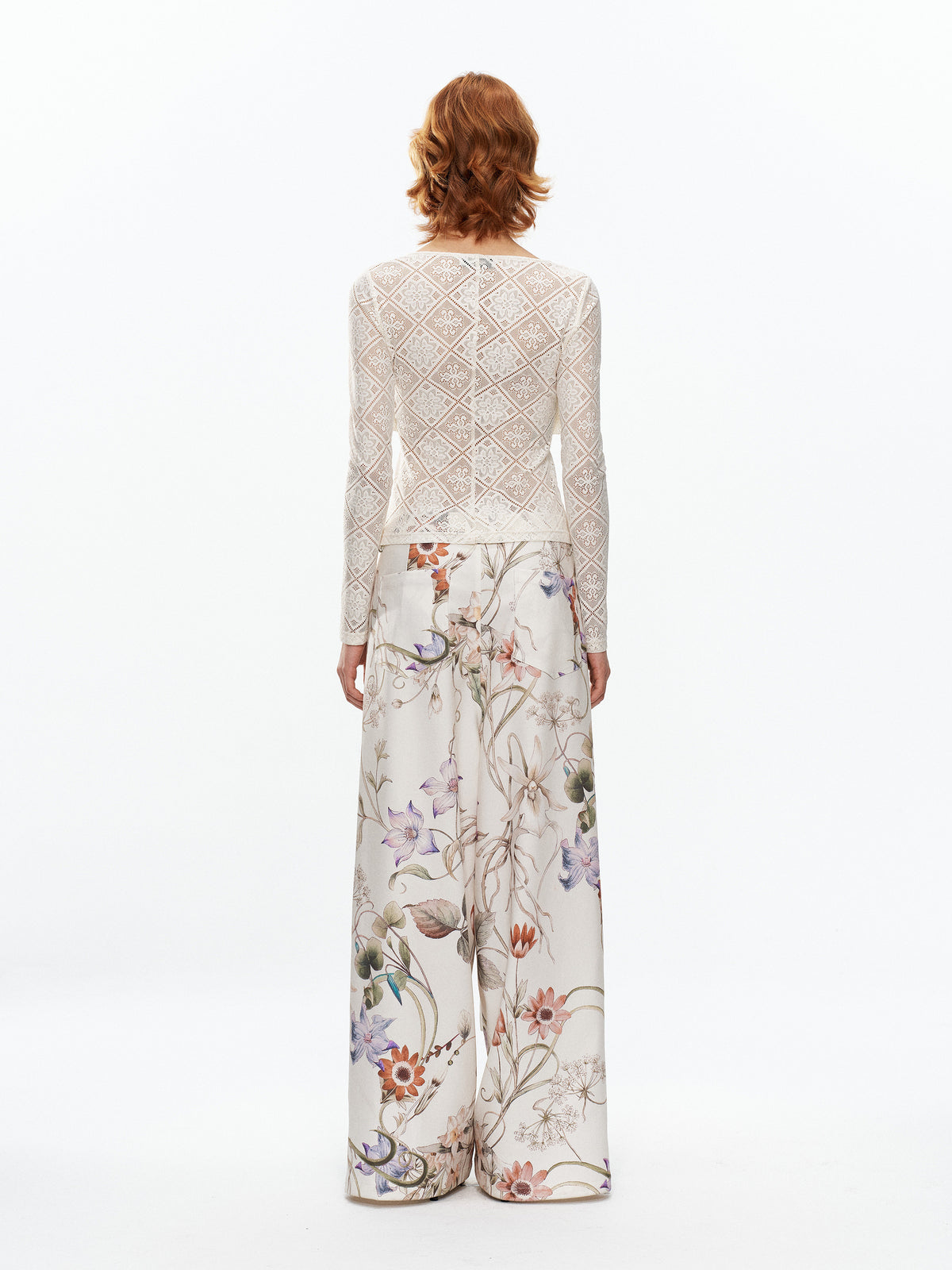 Floral trousers