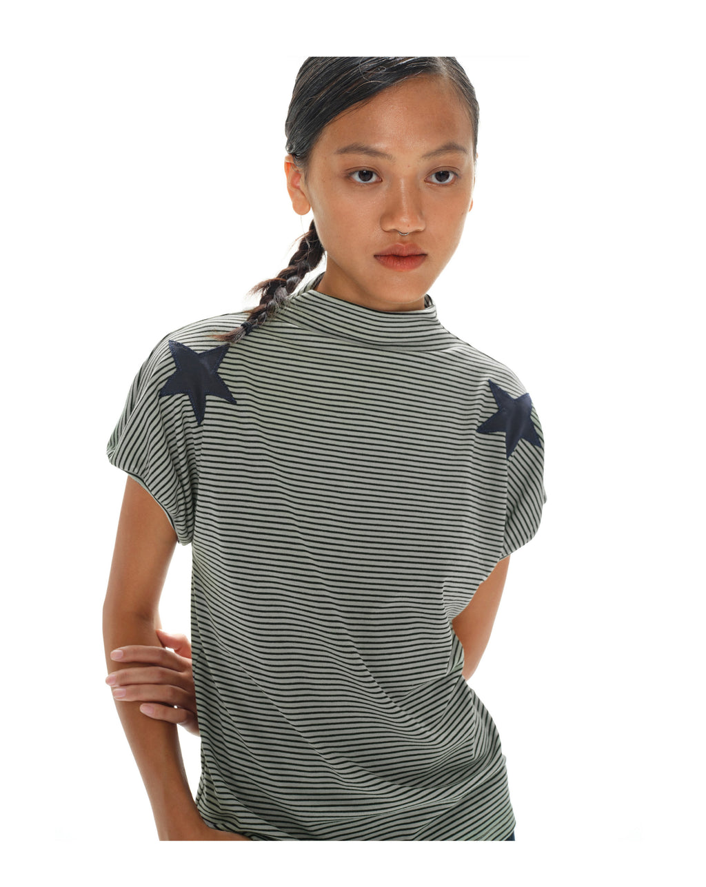 Star stripeed T-shirt