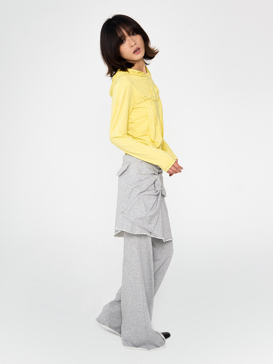 Low Waist Sweatpants Skirt