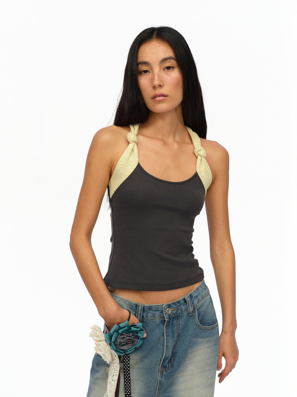 Yellow Cover Milk I-Tank Top