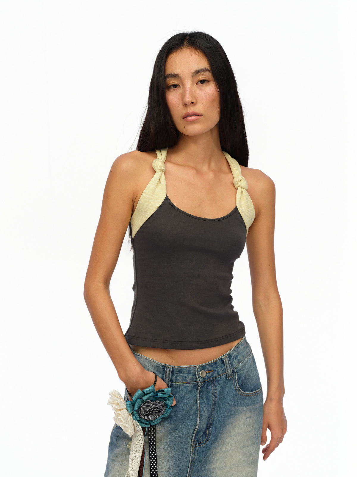 Yellow Cover Milk I-Tank Top