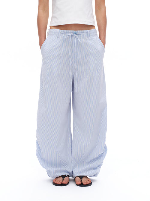 Bamboo Blue Stripe Pants