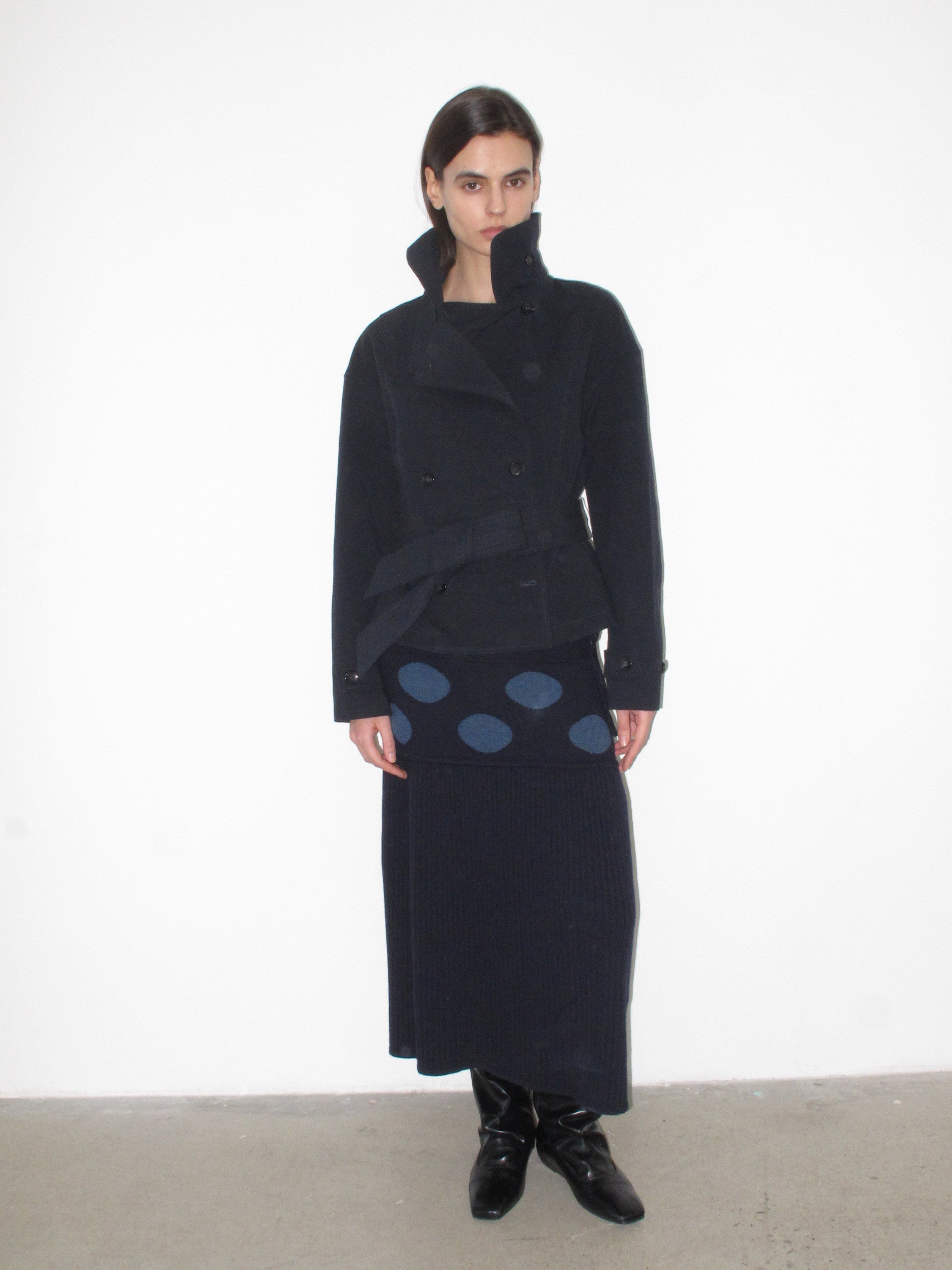 Double-Breasted Trench Coat Jacket