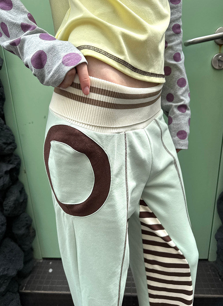 Striped casual pants