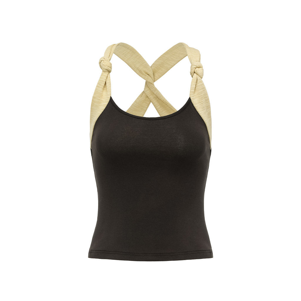 Yellow Cover Milk I-Tank Top
